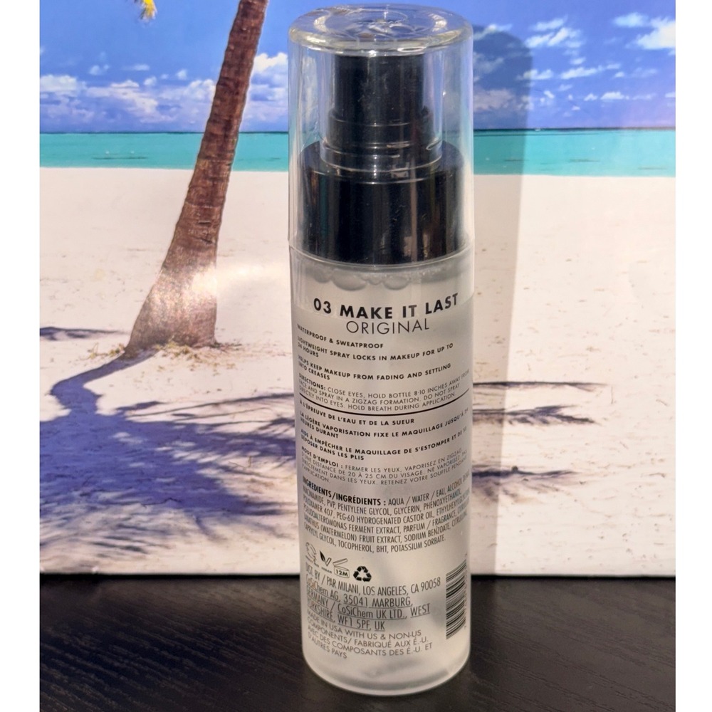 Milani Make It Last Original Setting Spray 24HR Wear Niacinamide 2.03oz New - Picture 2 of 2